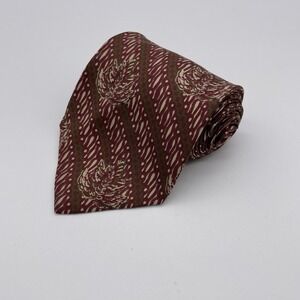 Valentino Cravatte Tie Floral 100% Silk Handmade in ITALY Short Necktie